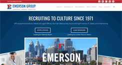 Desktop Screenshot of emersongroupinc.com