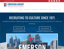 Tablet Screenshot of emersongroupinc.com